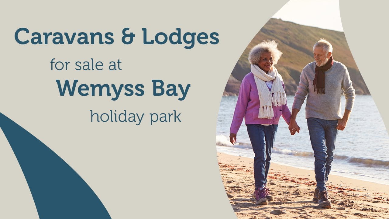 Caravans and lodges for sale at Wemyss Bay holiday park