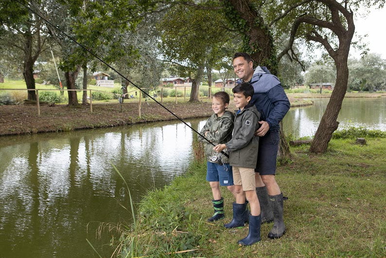 Family fishing