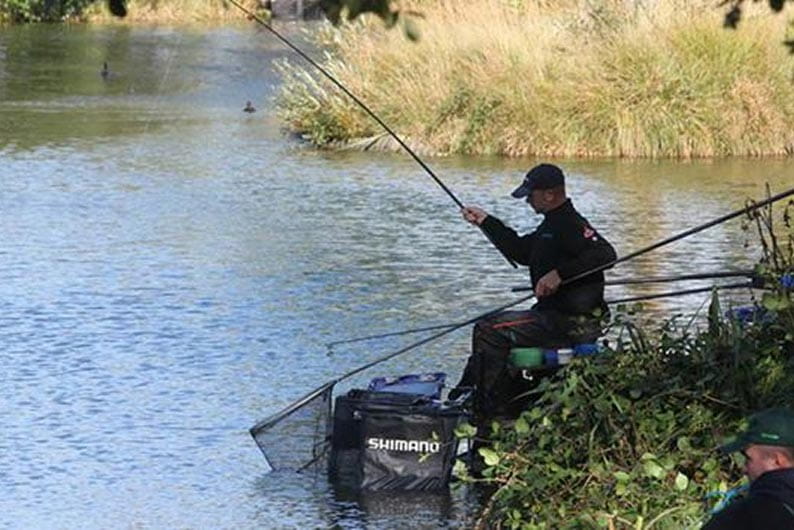 Man fishing