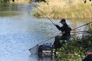 Man fishing