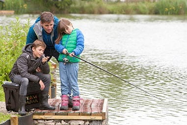 Family fishing