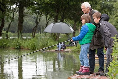 Family fishing