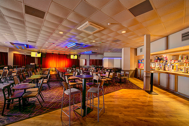 The show bar and restaurant at Whitley Bay Holiday Park