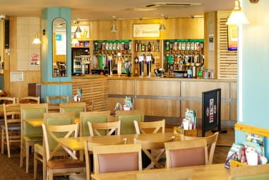the interior of the park restaurant