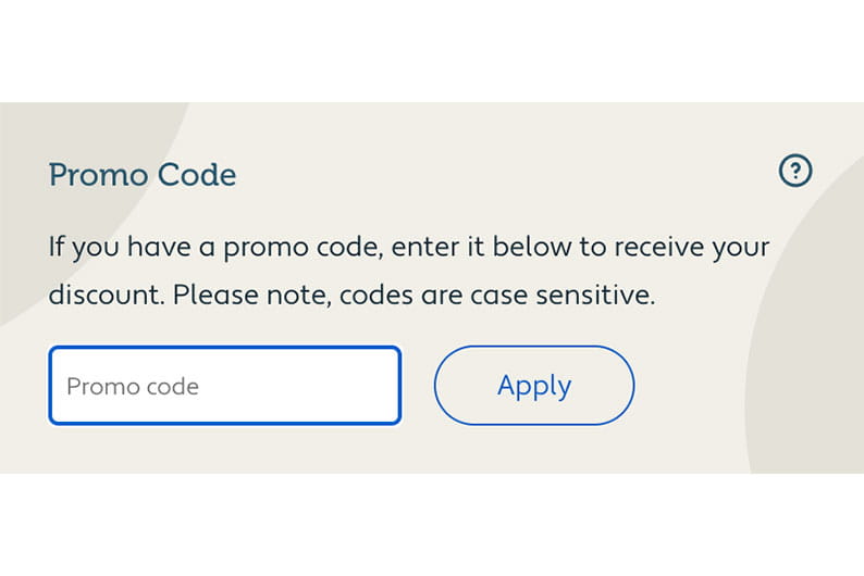 Promo code screenshot from Parkdean Resorts