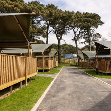 Glamping pods at Parkdean Resorts