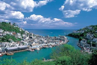 Looe Bay coastline