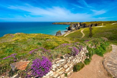 South West Coast Path in Cornwall