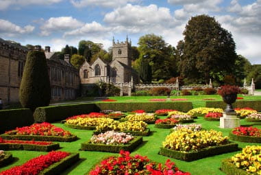 Beautiful gardens at  Lanhydrock House