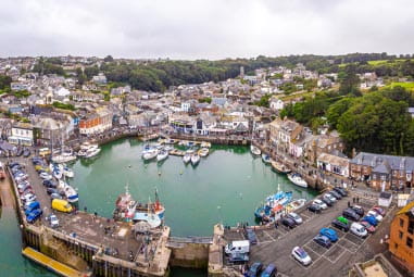 Birdseye view of Padstow