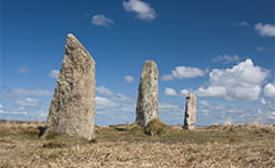 Ancient stone pillars in Cornwall