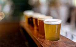 A sampler of craft ciders