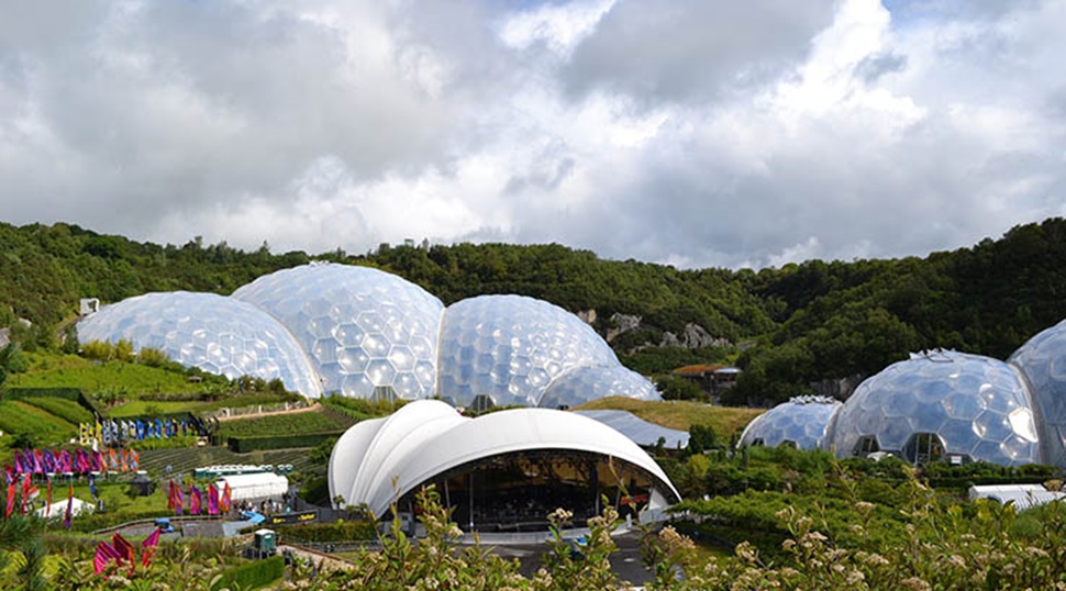 Eden project domes at St austell