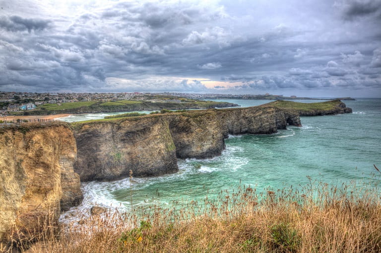 Coastal scene near Porth Rock Reef