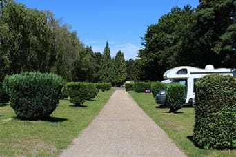 Camping pitches at Sandford Holiday Park in Dorset