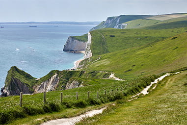 A view over the Dorset Coast near Lulworth Cove