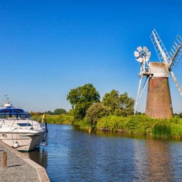 Windmill at Broads National Park