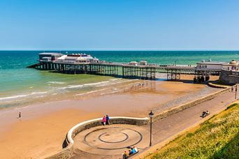 A tradition pier on the Norfolk coast