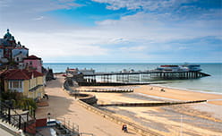 The historic pier in Cromer in Norfolk