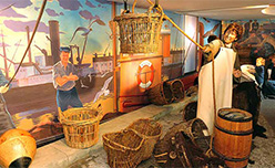 An exhibition in a museum in Norfolk