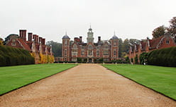 A view of the drive leading towards Blickling Hall in Norfolk