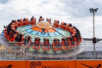 A fairground ride in Great Yarmouth