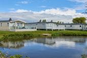 Caravans on the lake