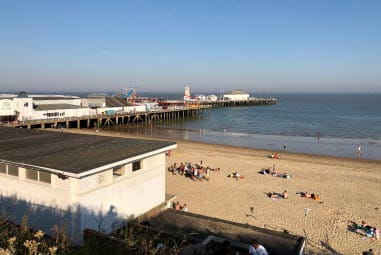 Clacton-on-Sea beach