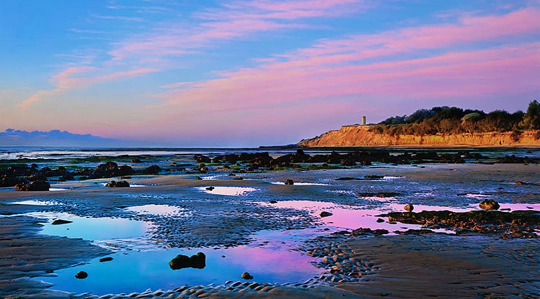 Sunset on a beautiful Beache