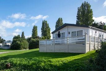 A luxury holiday lodge in the Essex countryside