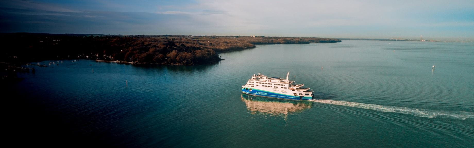 Ferry travelling to Isle of Wight