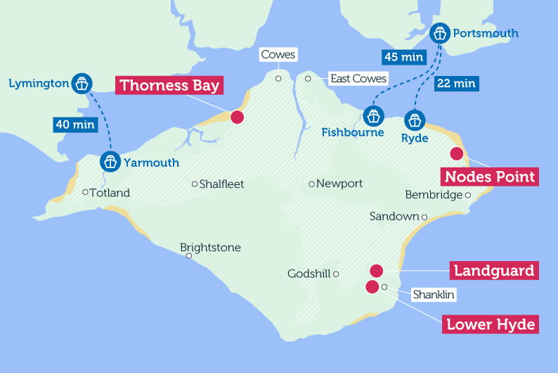 Isle of wight map
