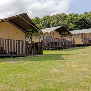 Glamping pods at Parkdean Resorts