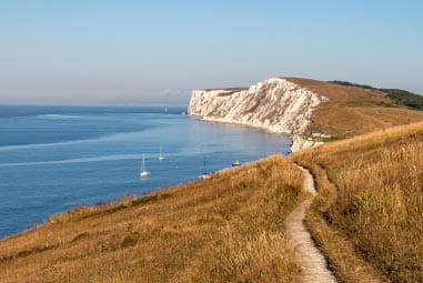Coastal path at Isle of Wight