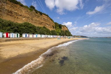 Beach huts on the beach
