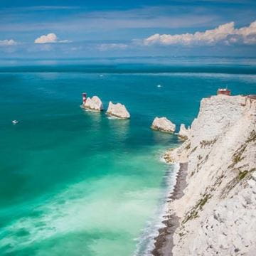 The Needles cliffs