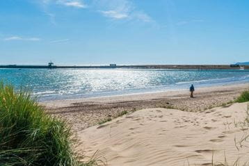 Beach in the sunshine