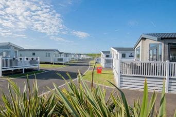 Lodges at a holiday park in Kent and Sussex