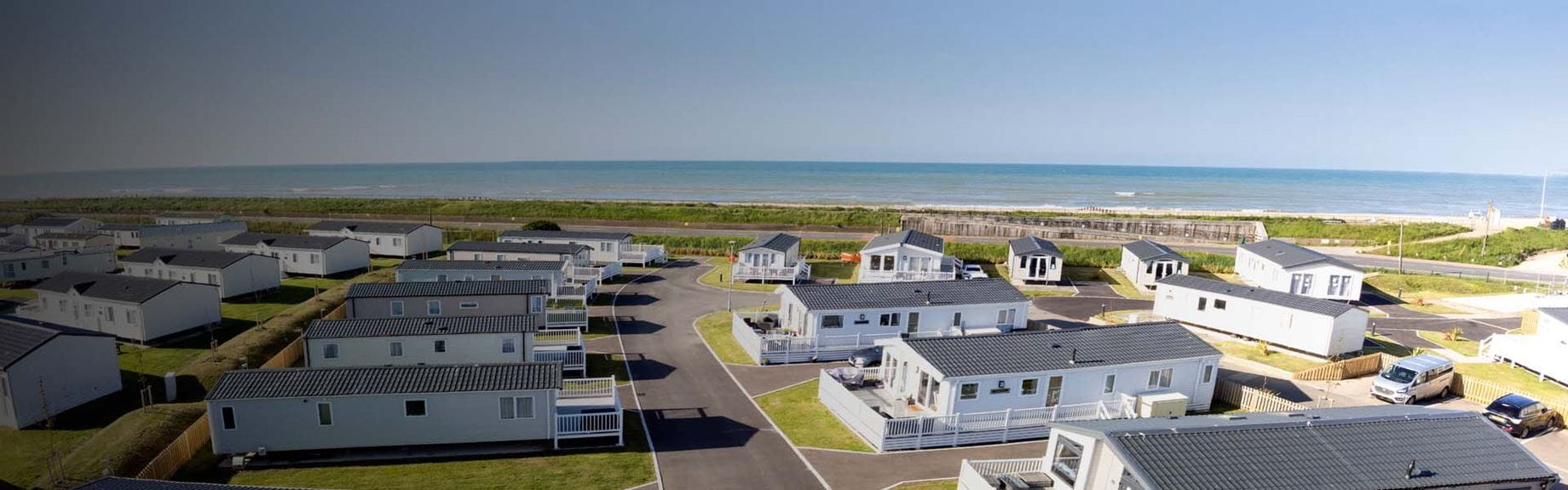 Lodges at Camber Sands Holiday Park in East Sussex