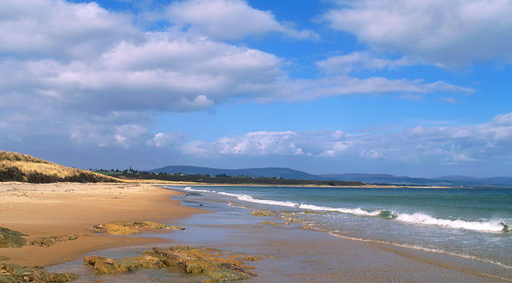 A beautiful beach scene at Durnoch
