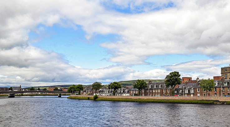 Inverness overlooking the sea