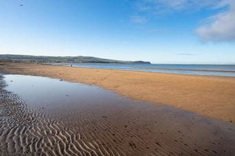 Sundrum Castle beach, Scotland