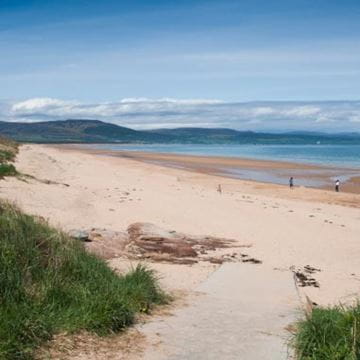 a scottish beach scene