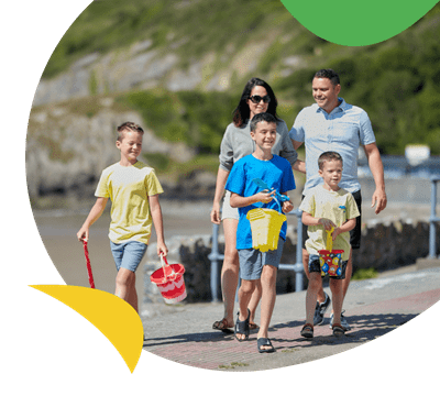 Family touring in Wales