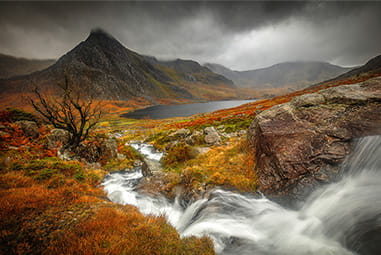 Snowdonia on an autumn day