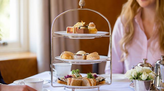 Afternoon Tea on a traditional cake stand
