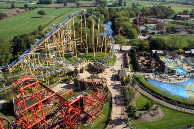 Rollercoaster at Flamingo Land Resort