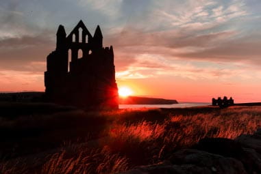 Ruins at sunset