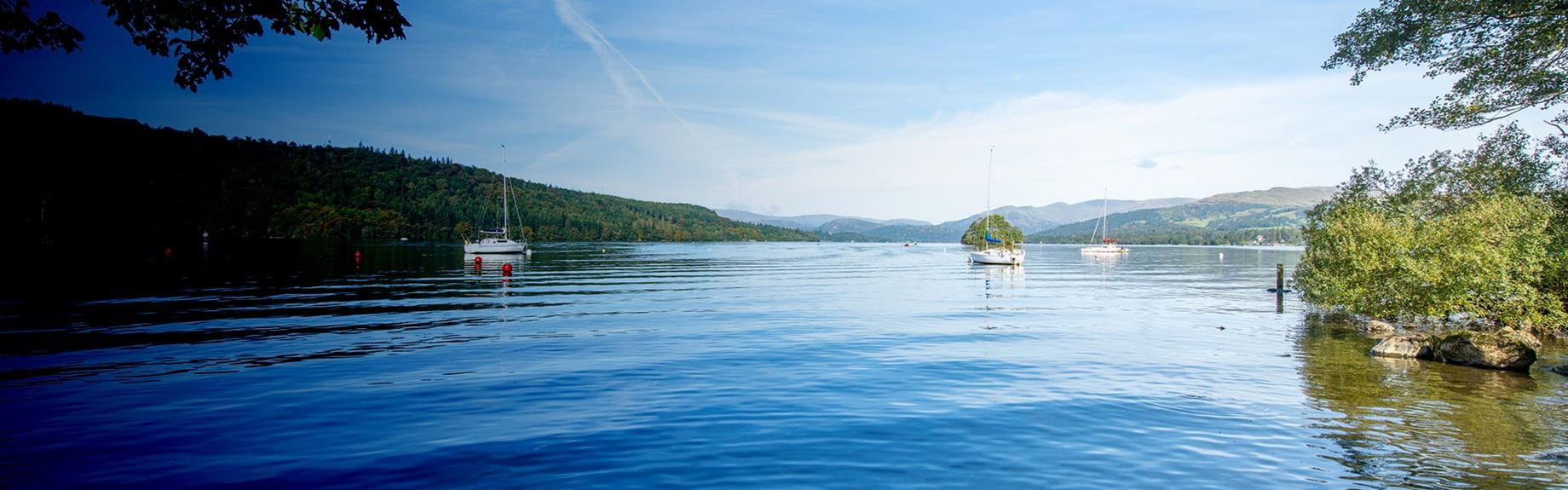Lake Windermere in the sun