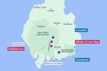 Map of the Lake District